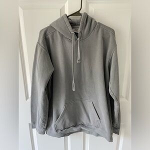 Comfort Colors Gray Hooded Sweatshirt Size Medium Hoodie Grey